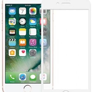מגן זכוכית מחוסמת לבן המכסה את כל המסך IPHONE 8 PLUS